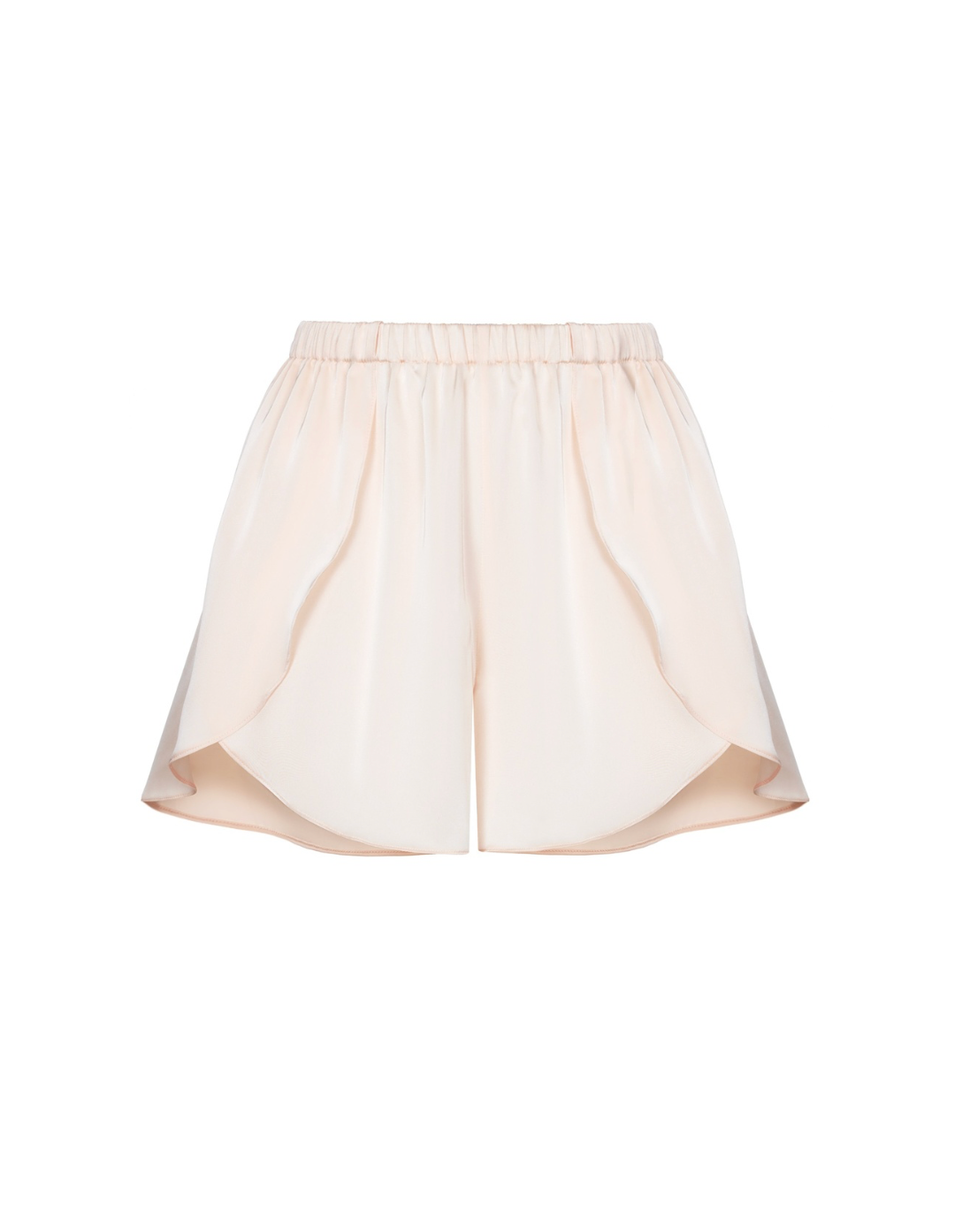 AURÉLIE silky shorts in green