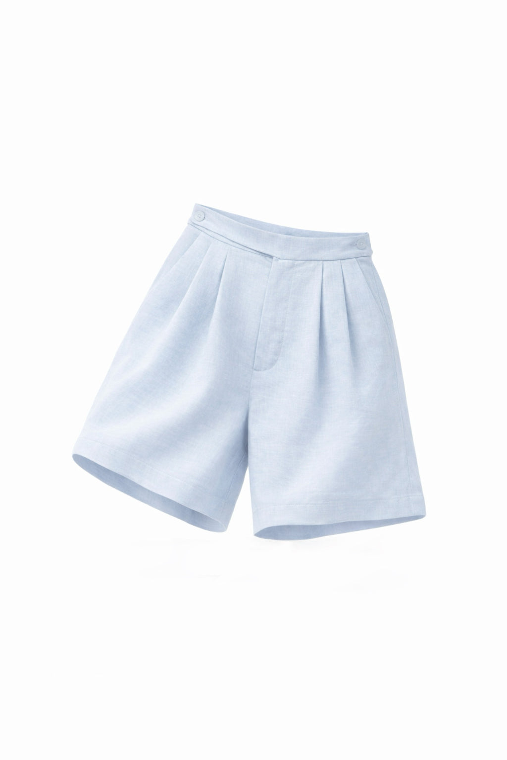 VIENNA - classic linen tuxedo shorts