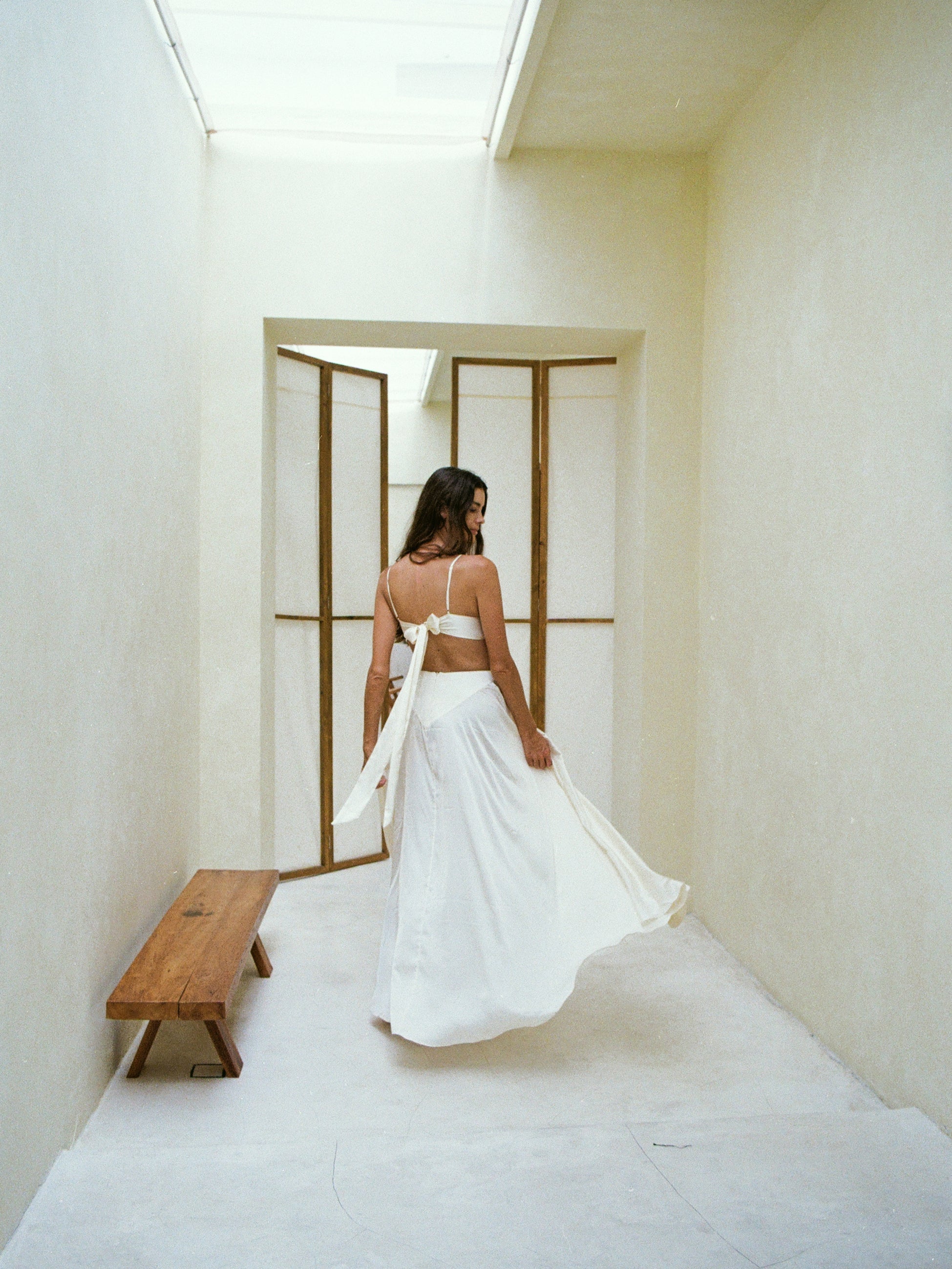 AURÉLIE — long evening skirt with corset waist