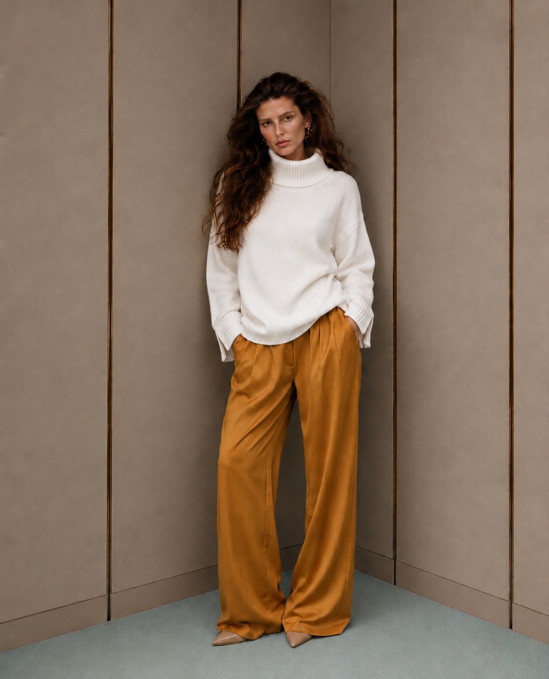 Wide sweater