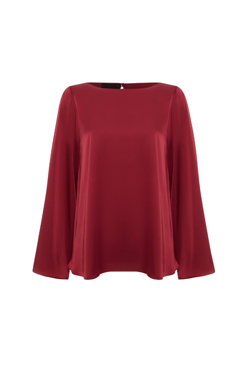 Aurelie elegant silky blouse