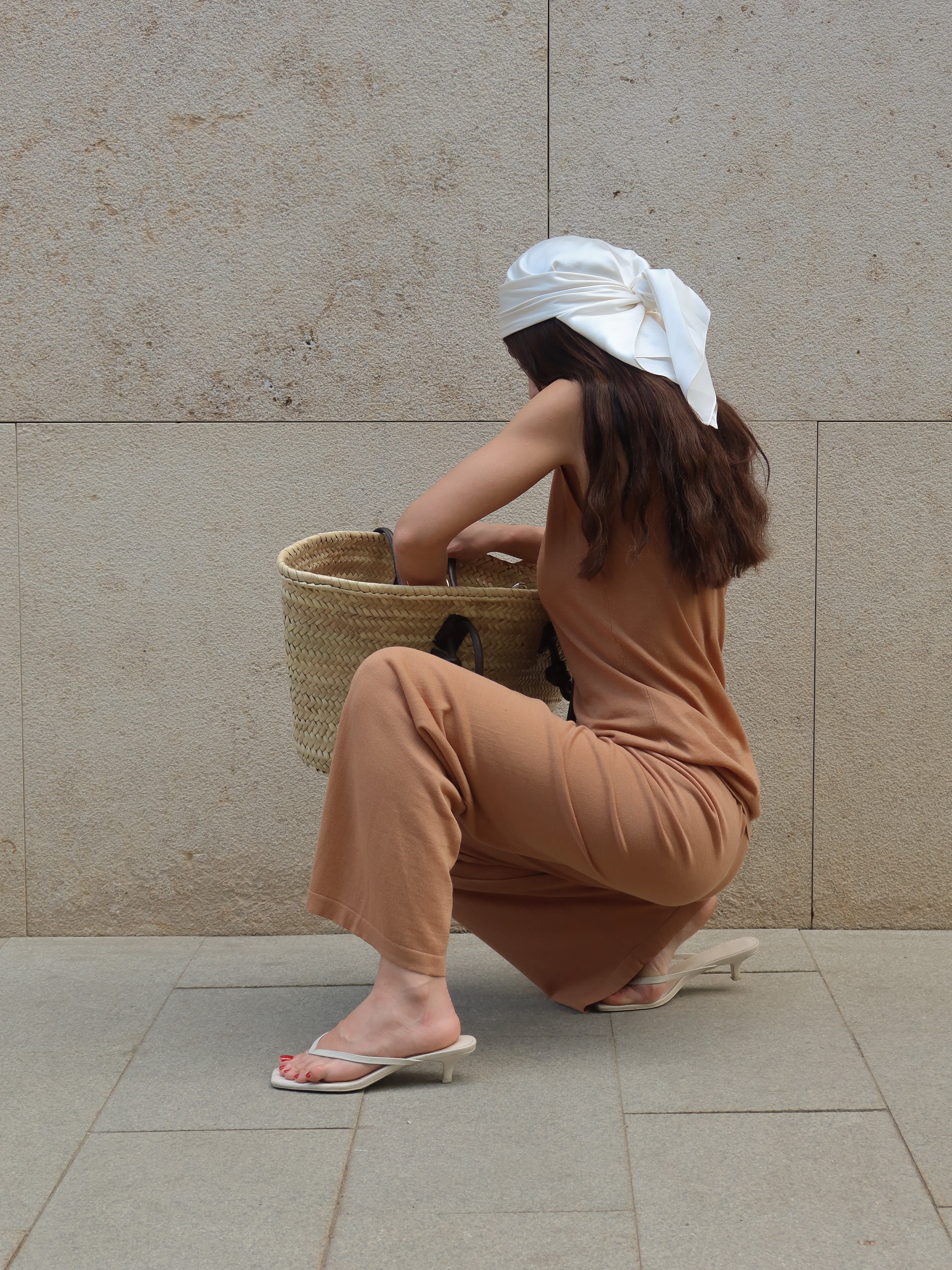 LOW - knitted top from silk and cotton yarn