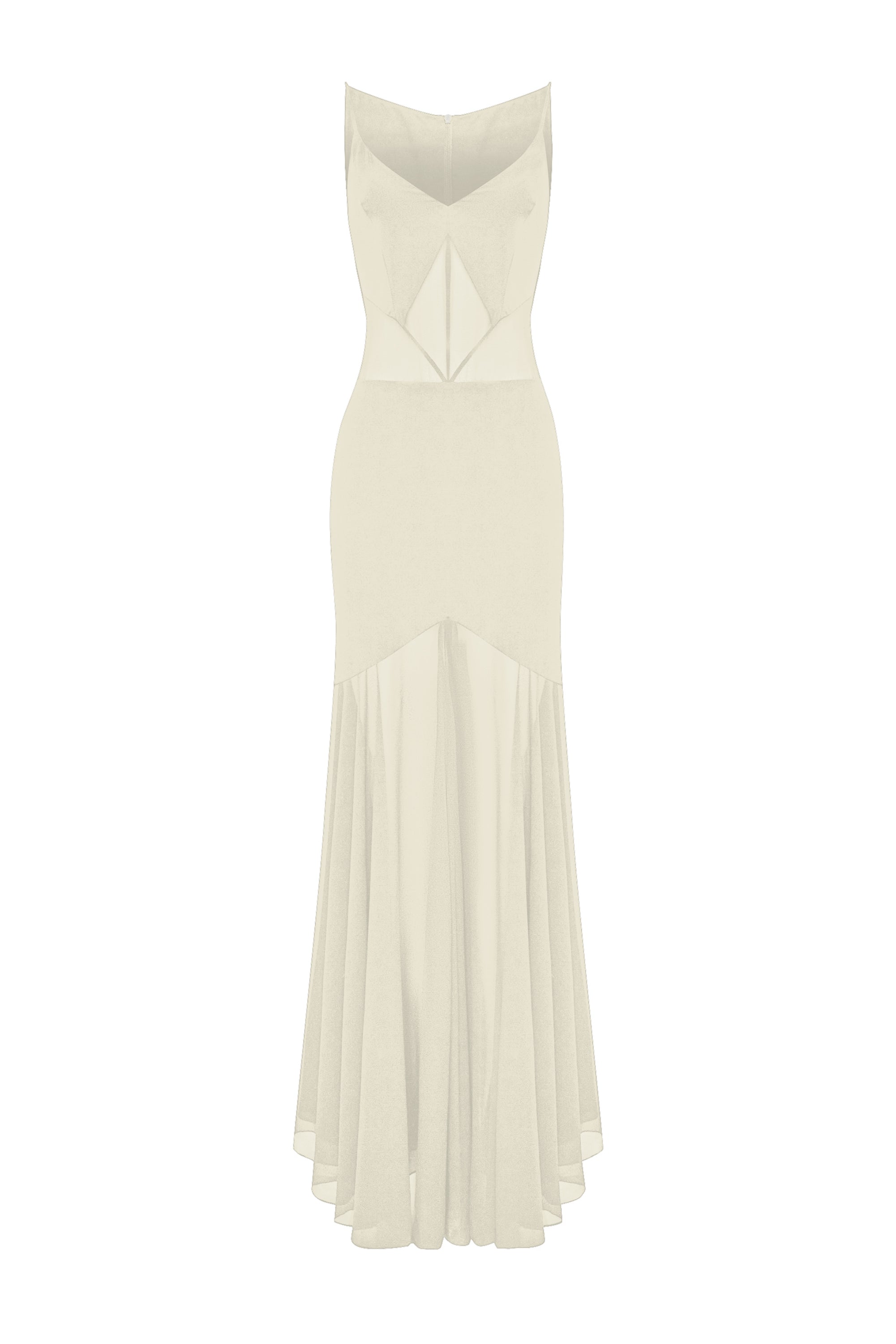 SERENIS — Sculpted Evening Maxi Dress
