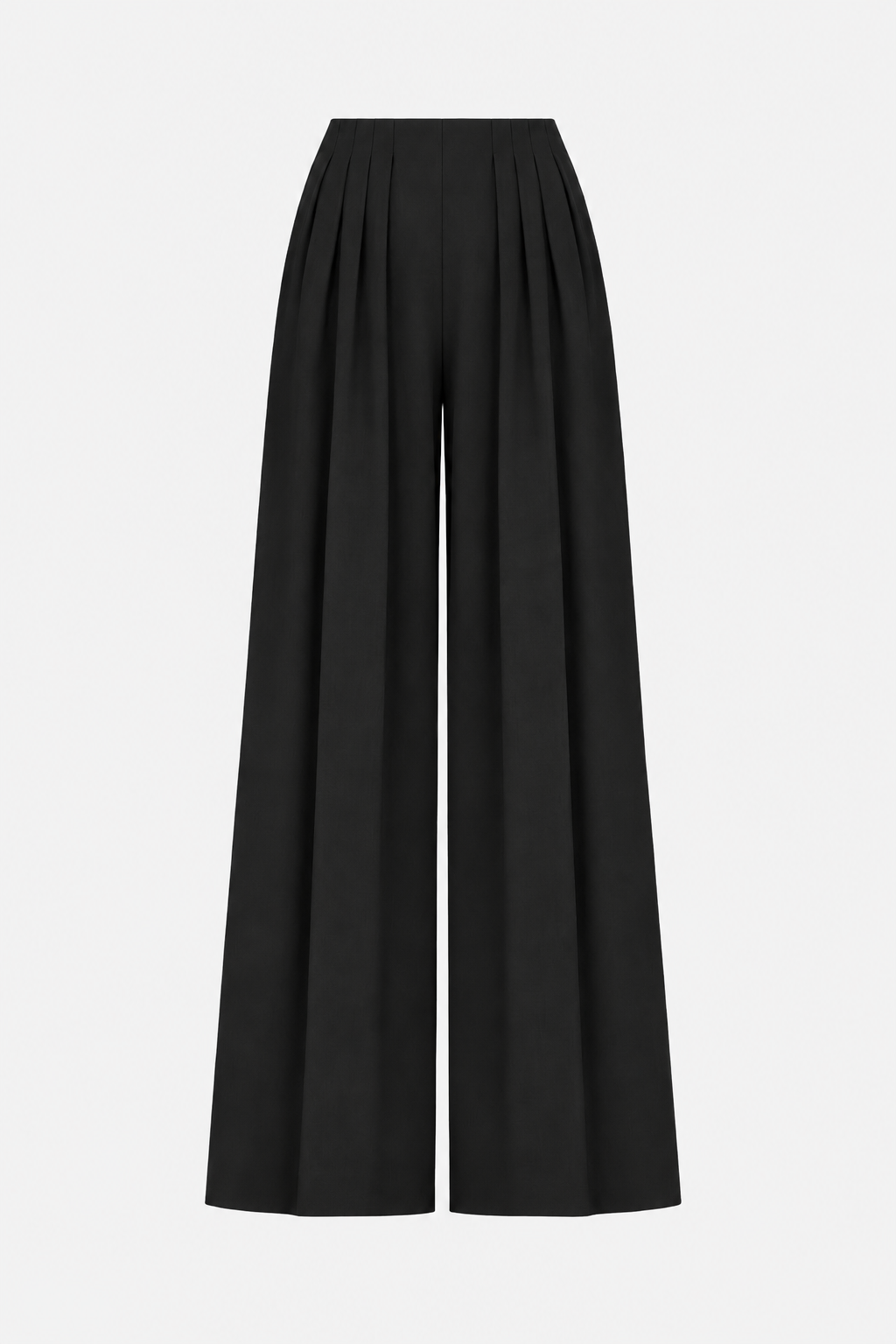 Wool and silk trouser
